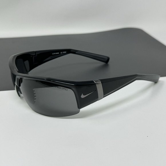 Vtg 2000s Nike SQ Sunglasses EV0560 001 Black Frame  Nike Max Optics - Picture 3 of 12